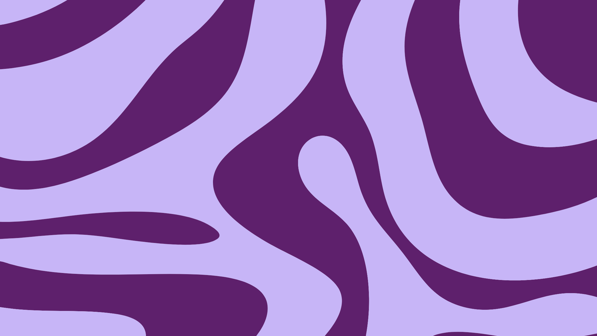 ALATA ube brand pattern. Abstract wavy pattern in two shades of purple, filling the entire frame.